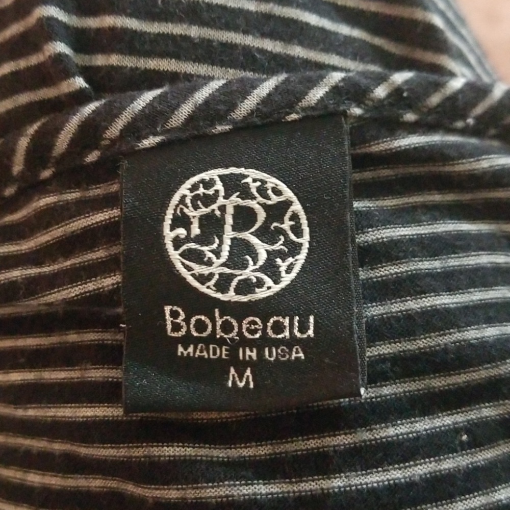 BOBEAU STRIPED SHORT SLEEVES TOP💥 - Picture 7 of 10